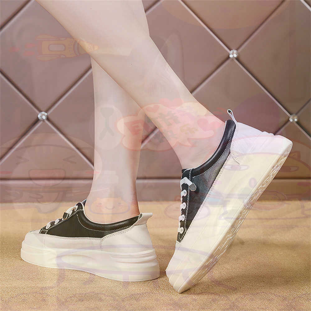 Luxury Lifestyle Outfit - Sznurowane mokasyny Chunky Loafers Woman Skateboarding
