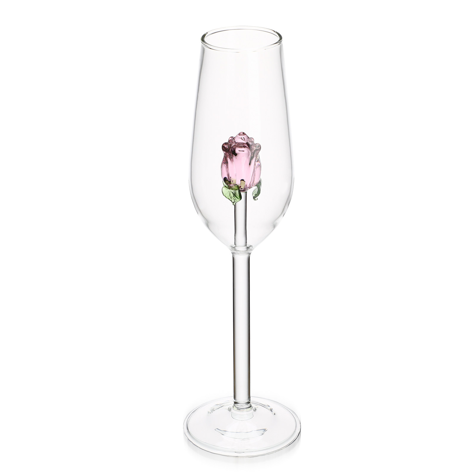 Crystal Wine Glass - Elegancki kieliszek do wina z przezroczystego