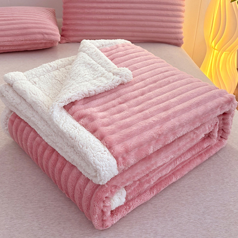 Cashmere Throw Blanket - 1 szt. Sztuczny koc z futra