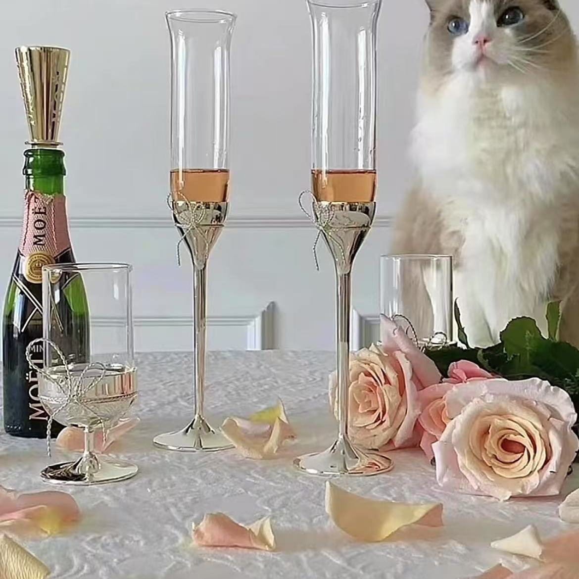 Kieliszek do szampana w kształ – Crystal Wine Glass recenzja i cena