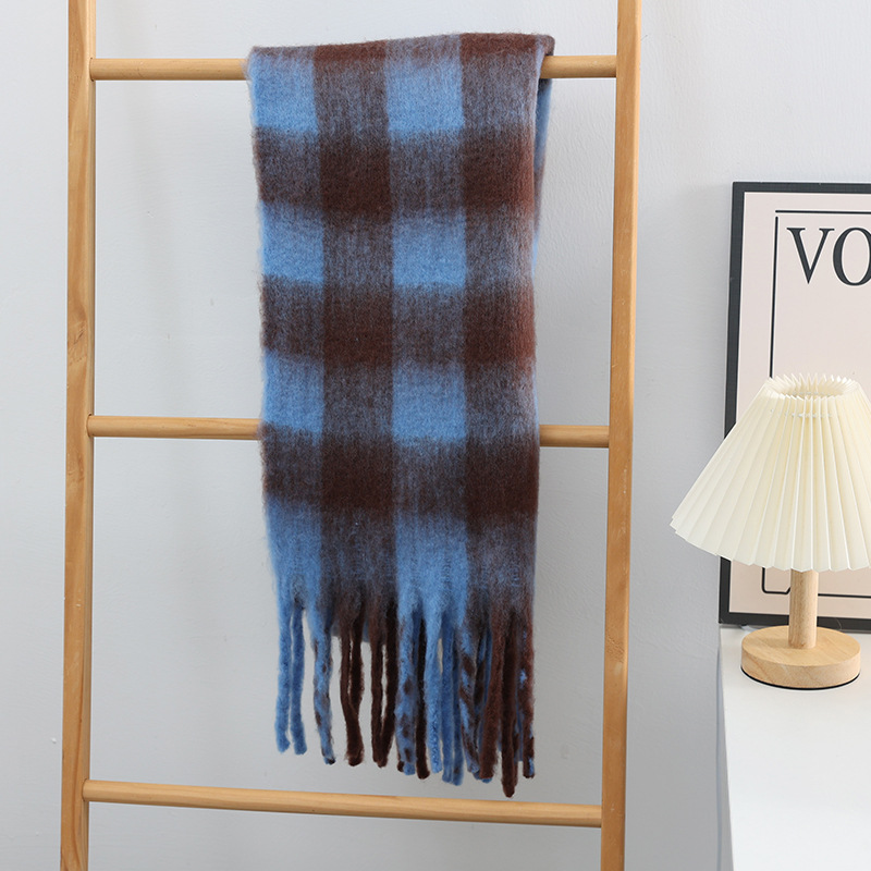 Winter New Plaid Luxury Big Sc – Cashmere Throw Blanket recenzja i cena