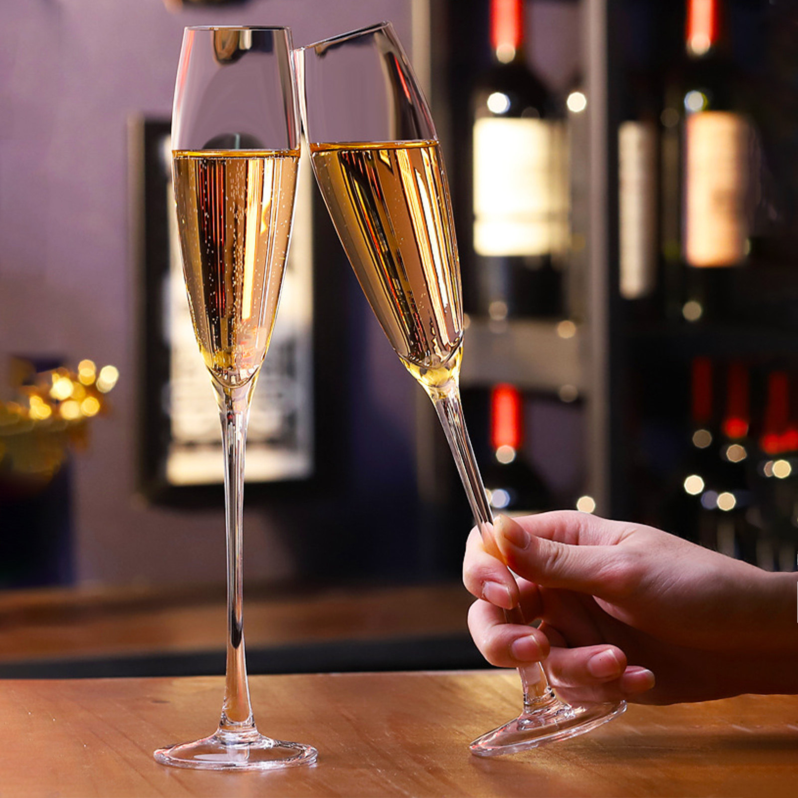 2 sztuki szklanych kieliszków, – Crystal Wine Glass recenzja i cena