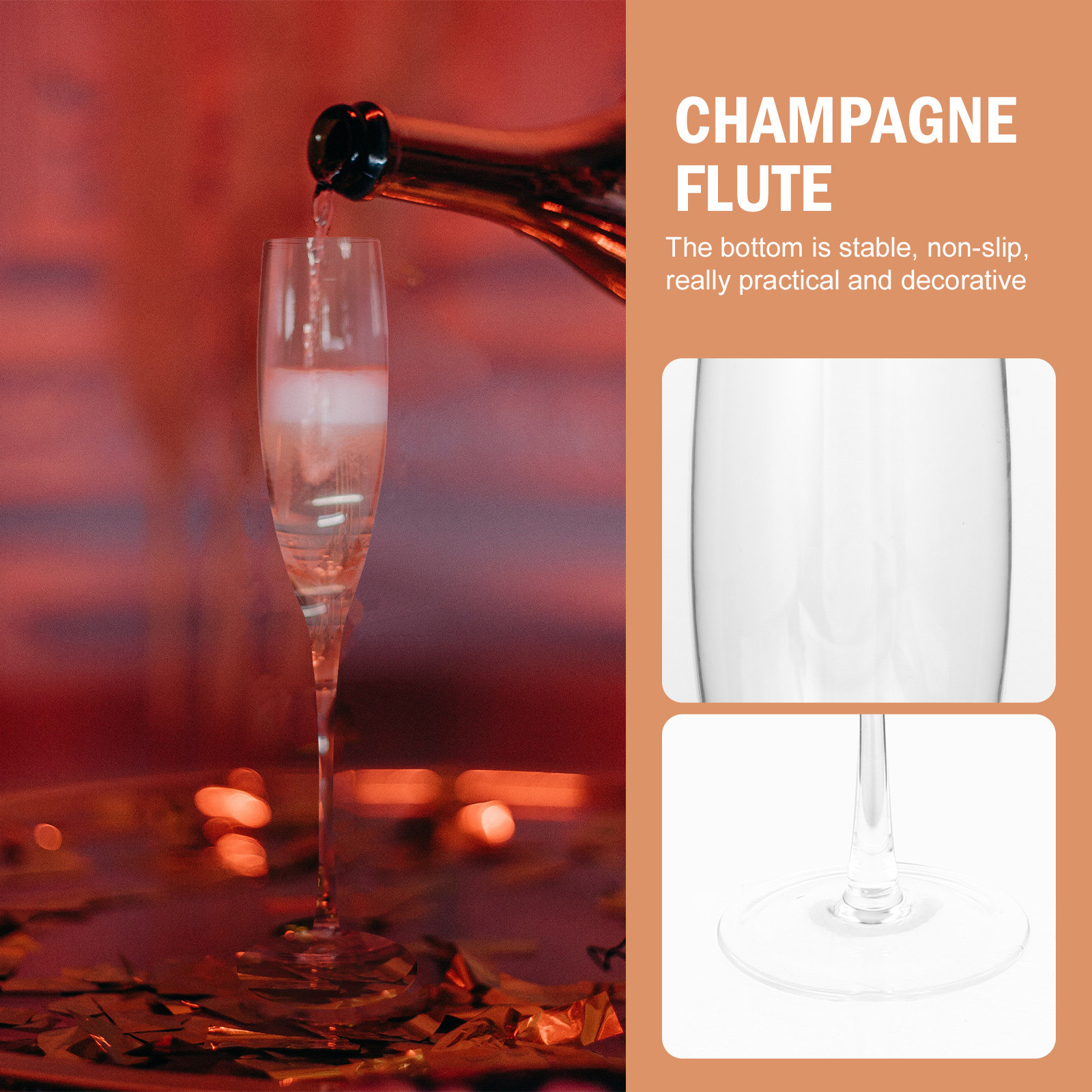 2 sztuki szklanych kieliszków, – Crystal Wine Glass recenzja i cena